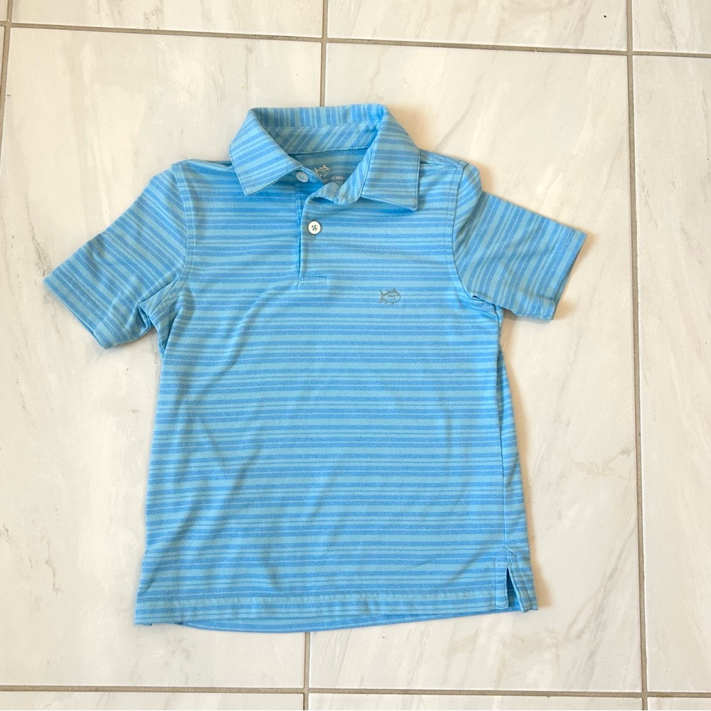 ❗️SALE❗️Boys Southern Tide blue polo size 4T-5T!
